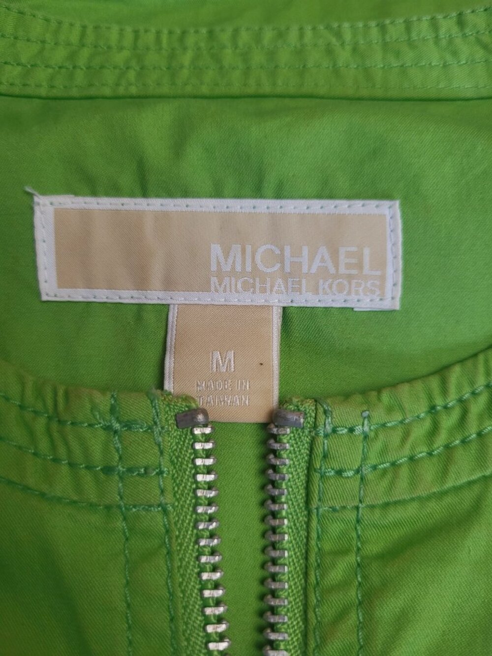 Michael Kors ~ Sz M ~ Green Shirt Dress ~ *Excellent Condition - Picture 8 of 9